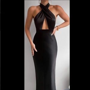 Runaway the Label Frances Slip Black Dress